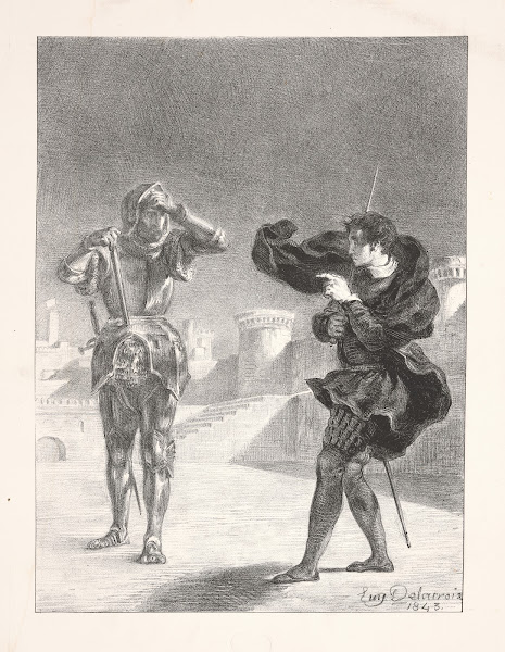 The ghost on the terrace Act I scene V 1864