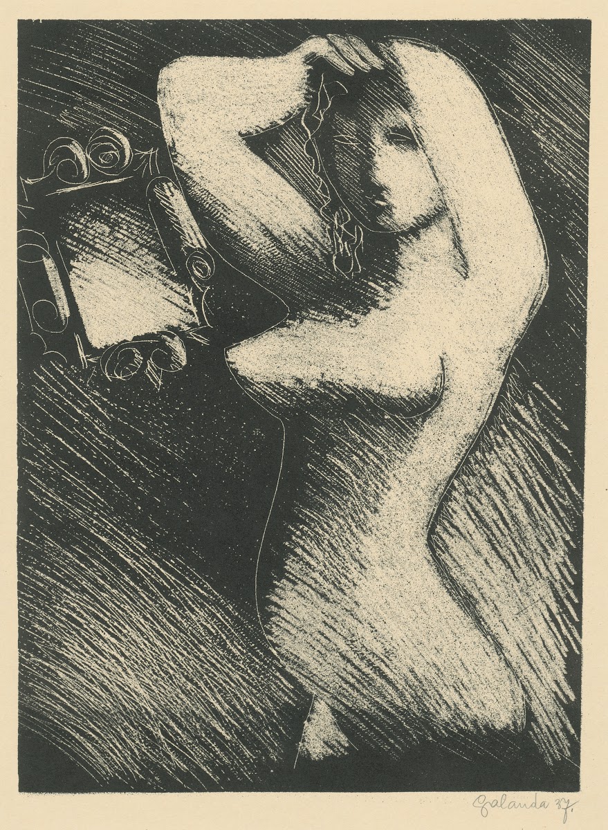 Woman in front of a mirror 1937