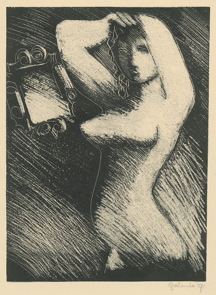 Woman in front of a mirror 1937