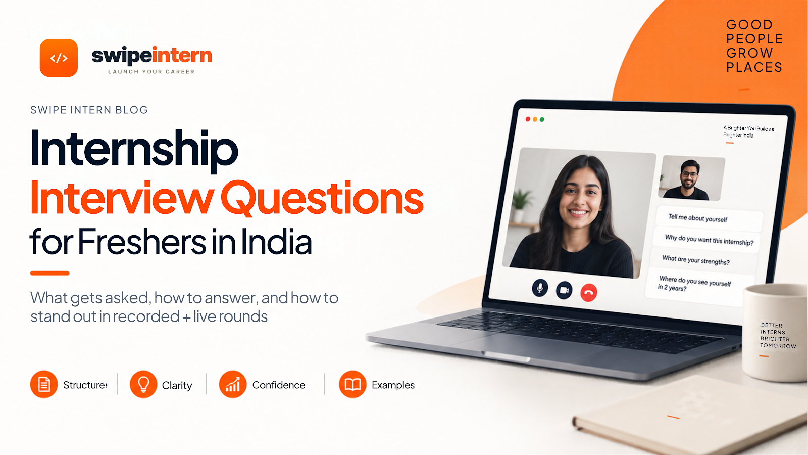 Internship Interview Questions for Freshers: What Actually Gets Asked in 2026