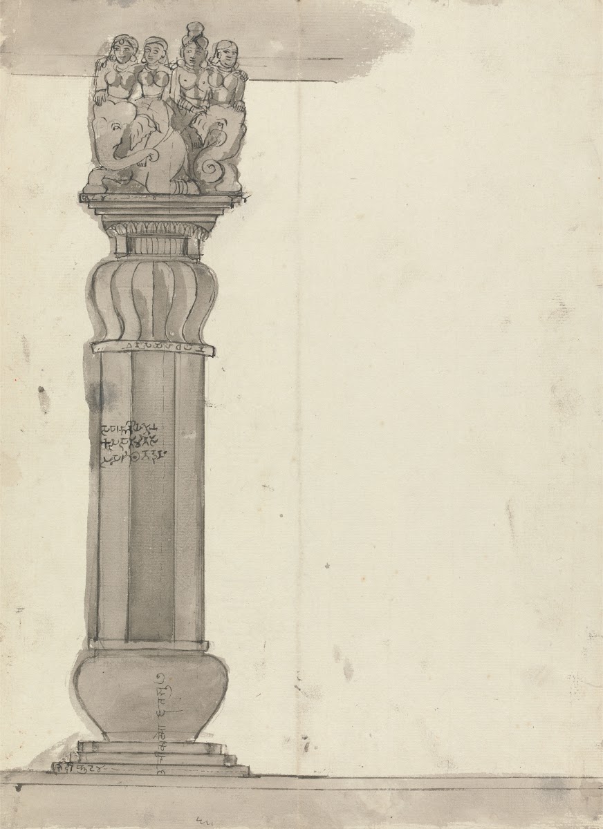 Drawing of a Column from Ekvera