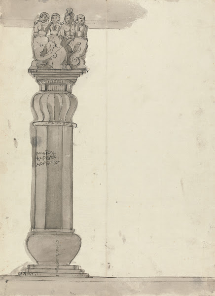 Drawing of a Column from Ekvera