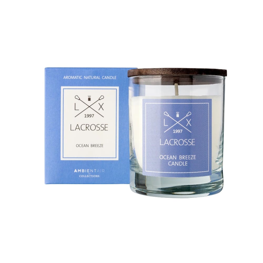 Vela en vaso de vidrio Ambientair™ Lacrosse aroma ocean breeze