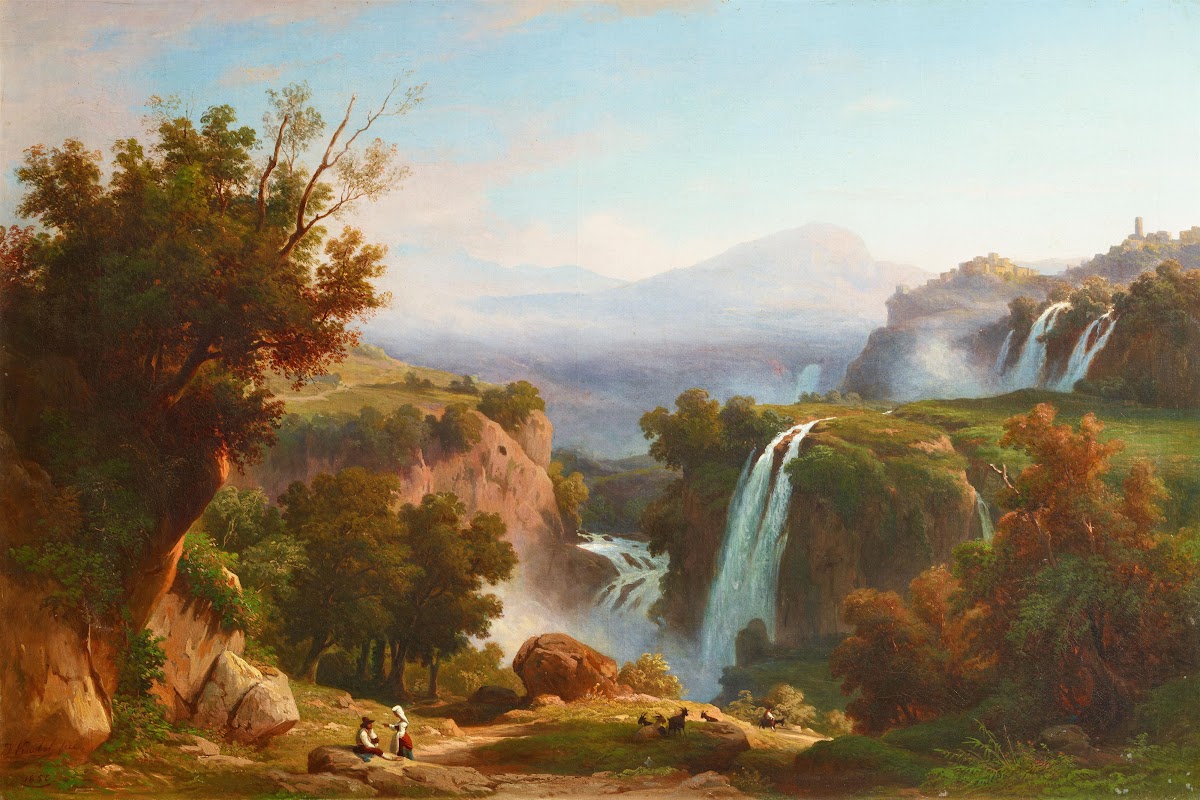 Ansicht von Tivoli 1858