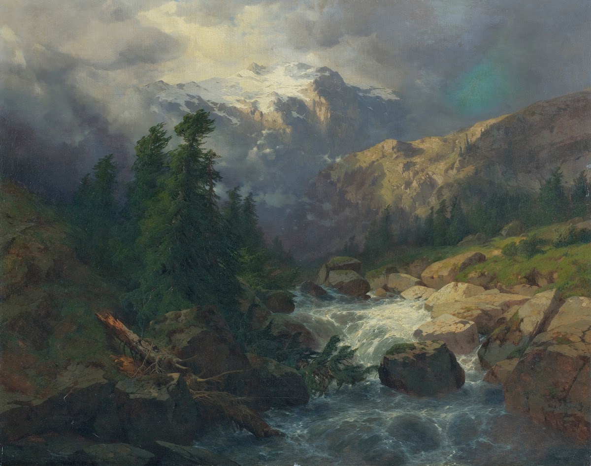 Souvenir Handeck Stormy Weather 1858