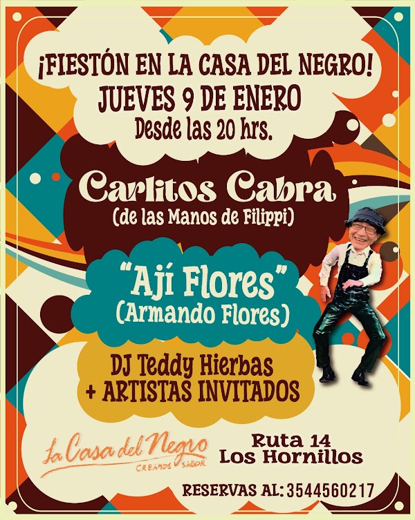 Fiestón en la casa del negro!