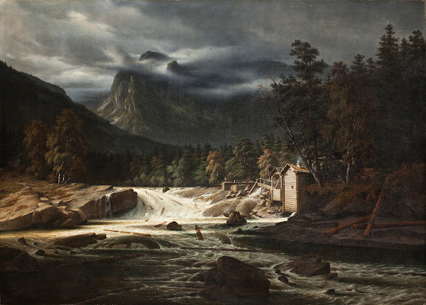 Norwegian Landscape Marumfoss 1833