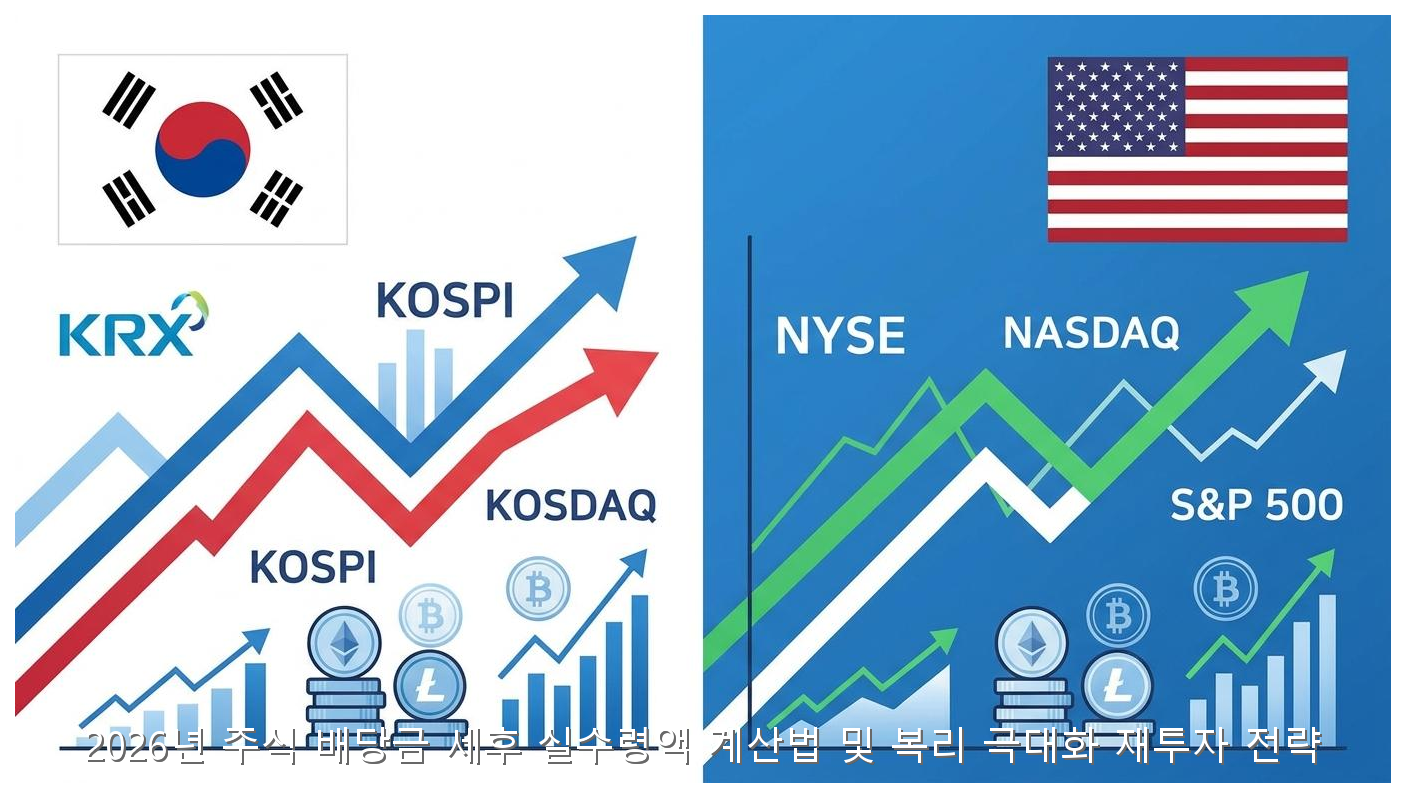 2026년 주식 배당금 세후 실수령액 계산법 및 복리 극대화 재투자 전략 핵심 안내 및 분석 인포그래픽 (7)