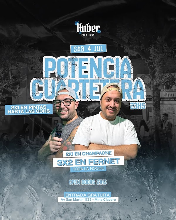 Potencia Cuartetera en Huber Bier Club