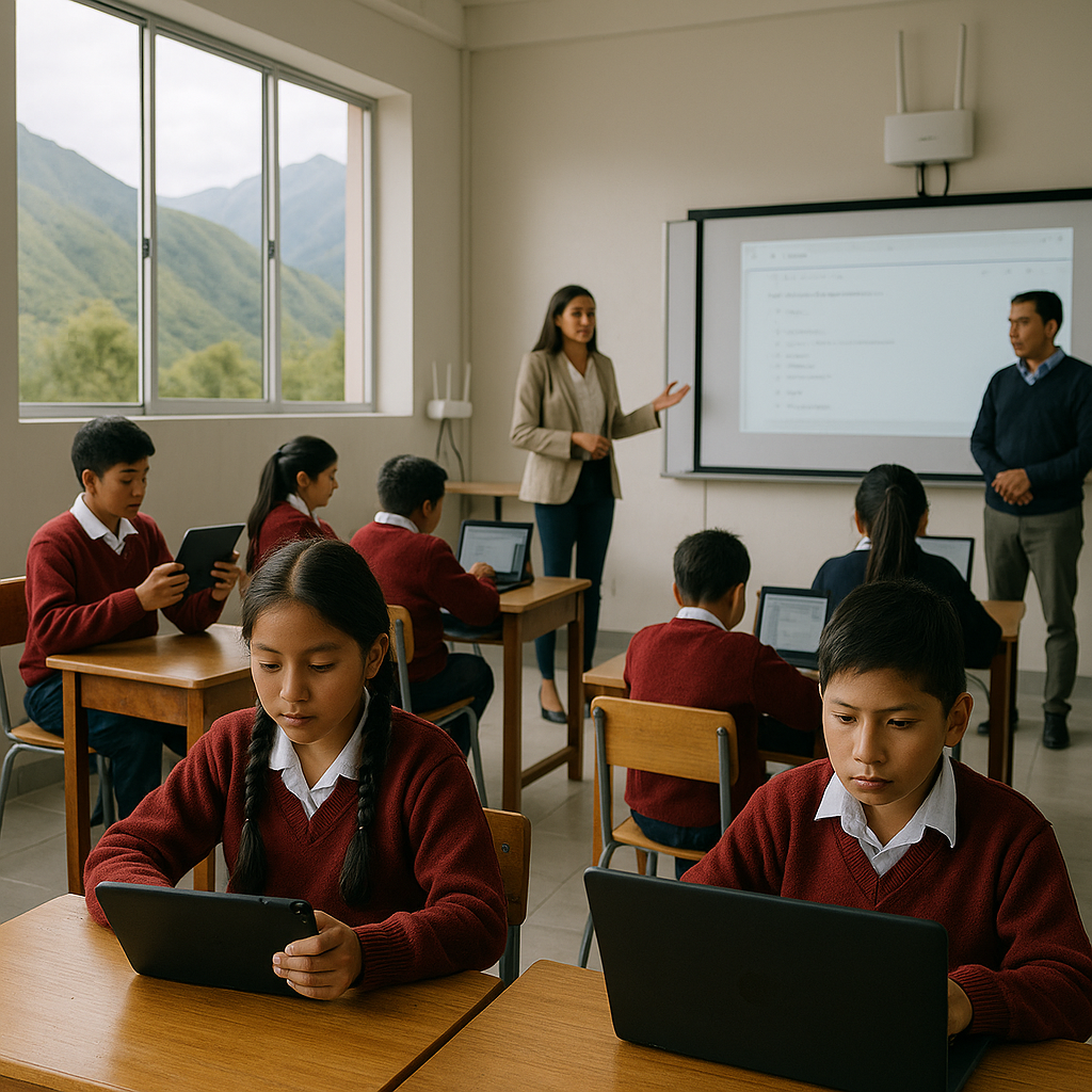 Avances en Educación Digital y Construcción de Infraestructura Escolar en Perú para 2027