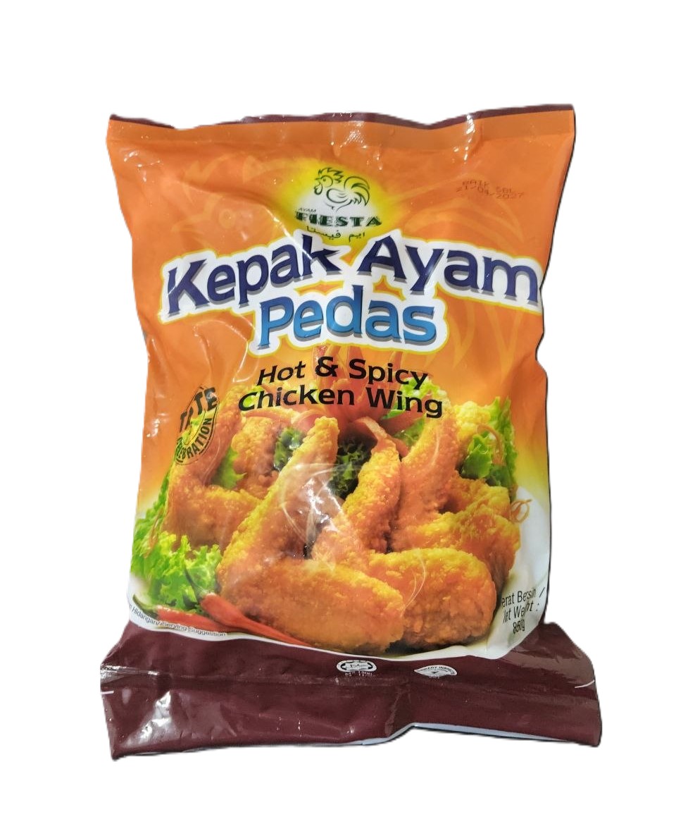 Fiesta Hot & Spicy Chicken Wing 850G