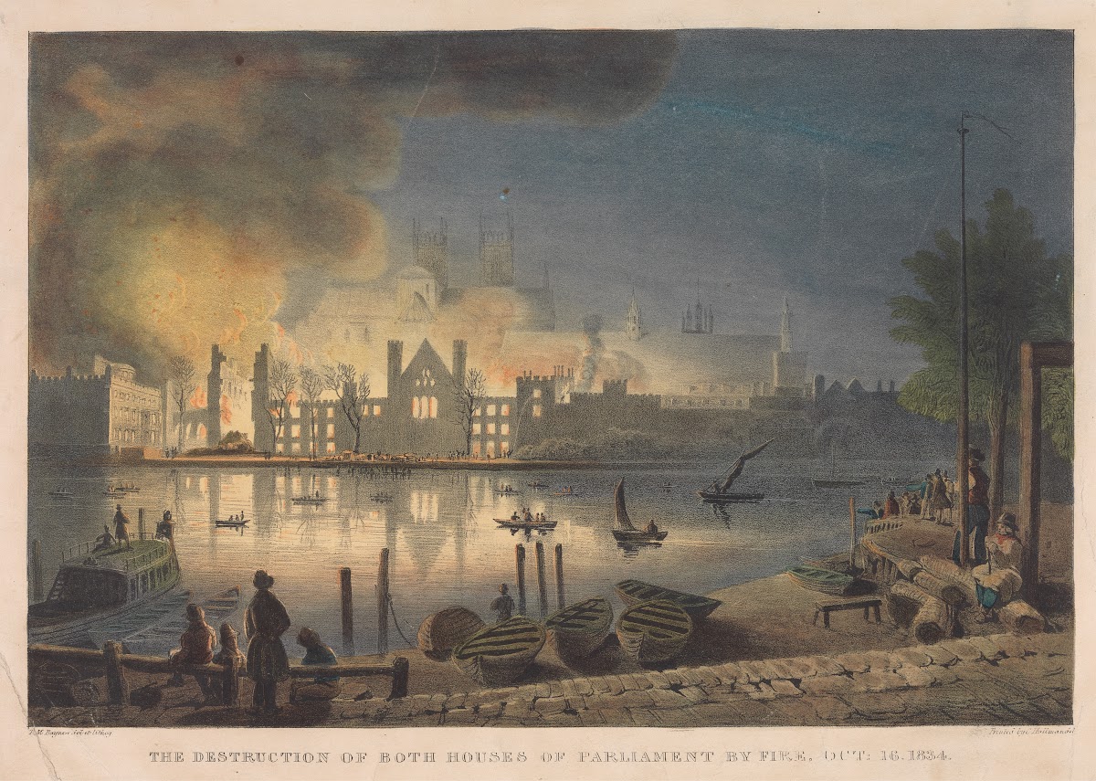 The Destruction of Both Houses of Parliament by Fire Oct 16 1834