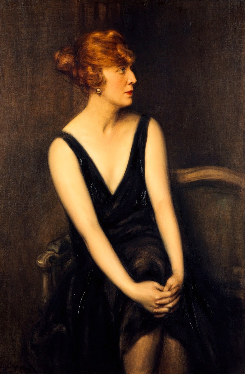 Portrait de Madame Yves Busser née Christiane Alexandre 1925