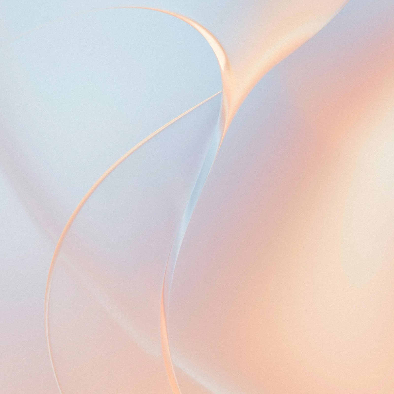 Download Soft Flowing Peach Abstract Background 2K iPhone