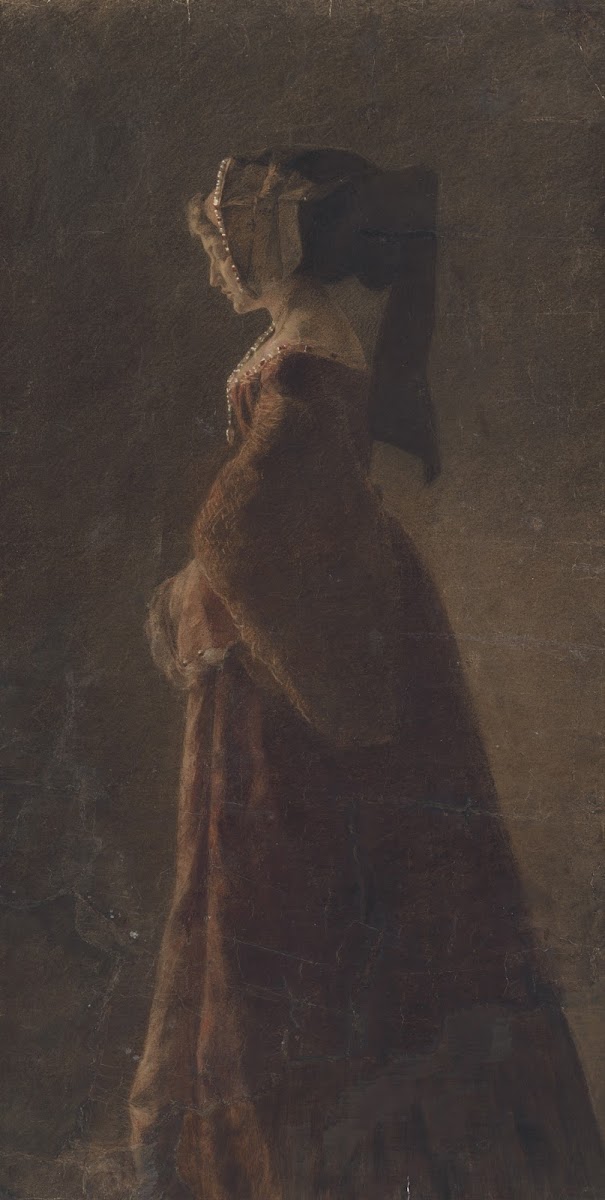 Portrait of a lady with a veil 1894