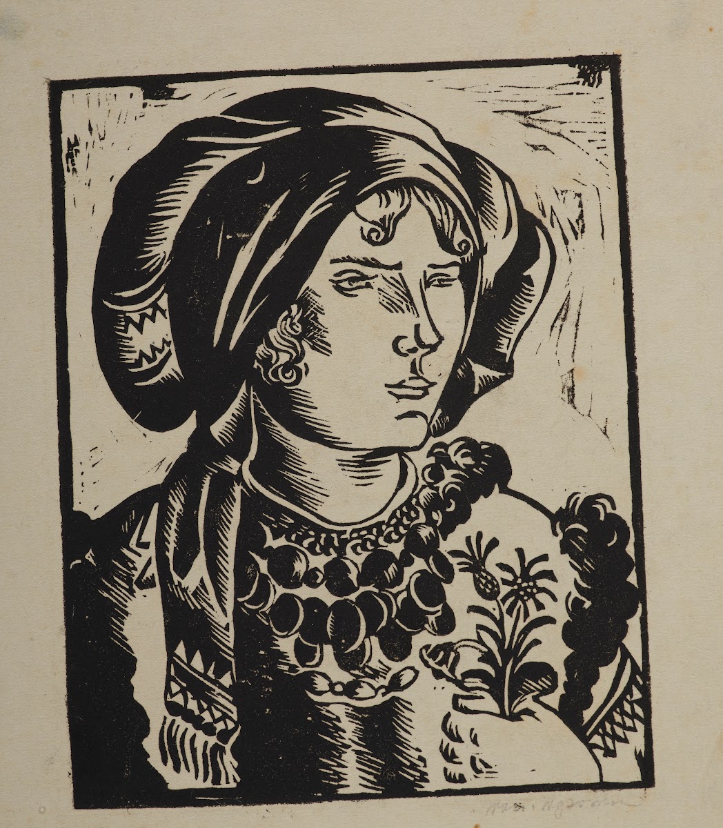 Head of a Hutsul woman 1925