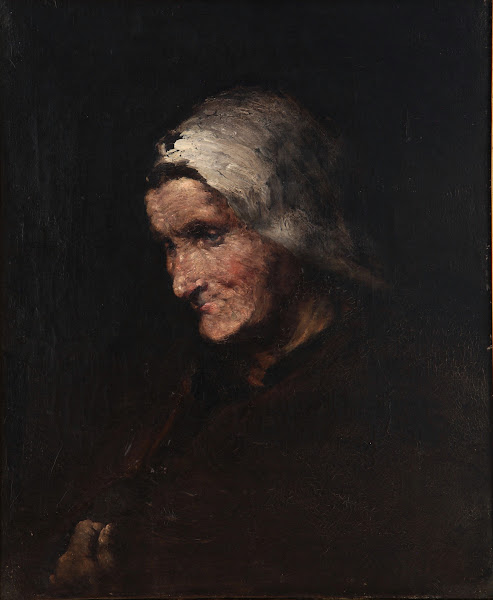 Cabeza de anciana 19th century