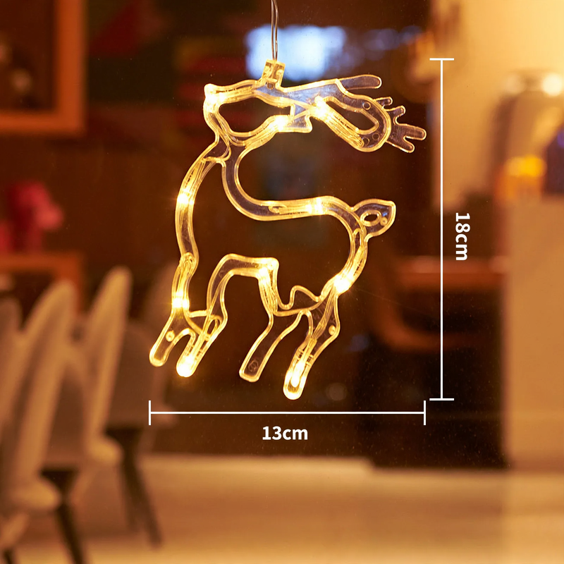 LED-Fensterleuchte mit Saugnapf, verschiedene Motive