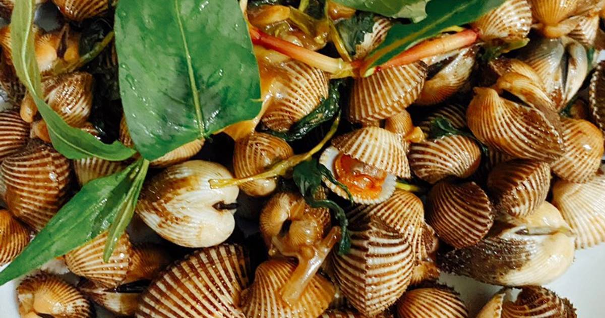 Sò huyết xào xì dầu