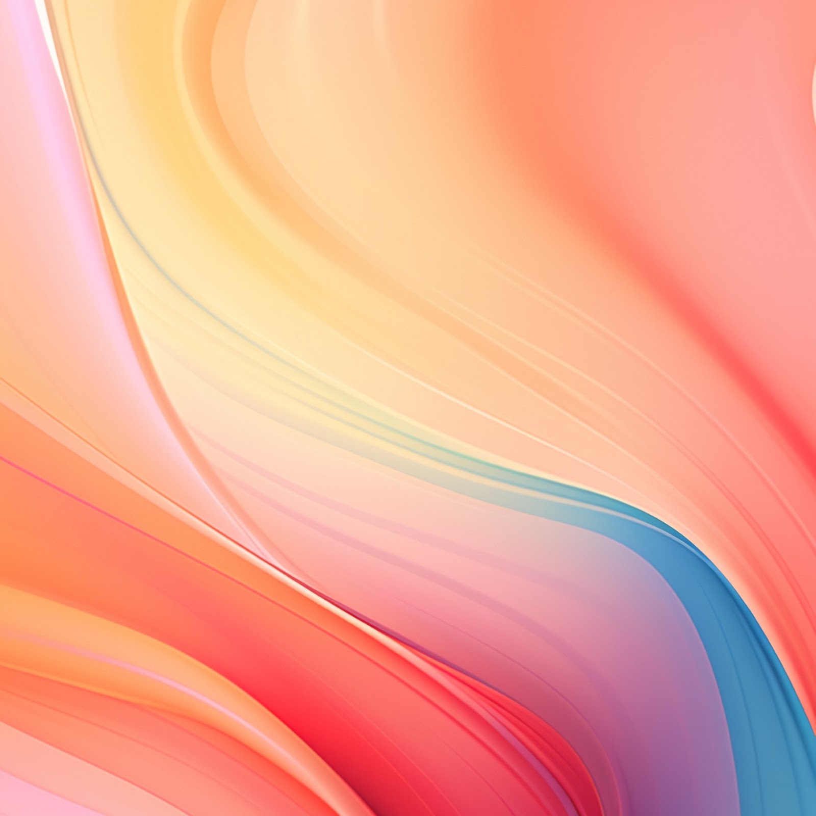 Download Abstract, Gradient, Waves, Color 2K iPhone