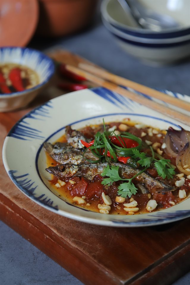 Cá Trứng Kho Cà