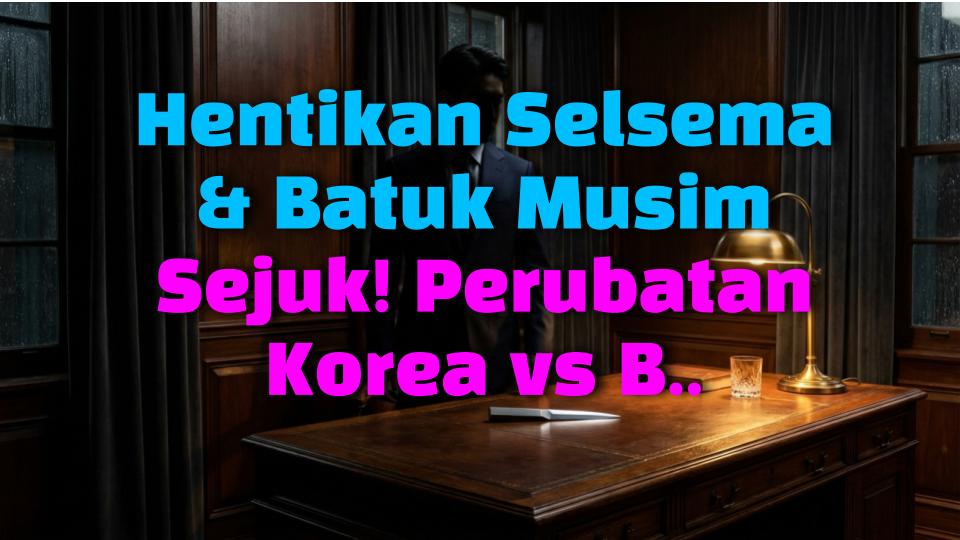Hentikan Selsema & Batuk Musim Sejuk! Perubatan Korea vs Barat: Rahsia Imun Saya Terbongkar