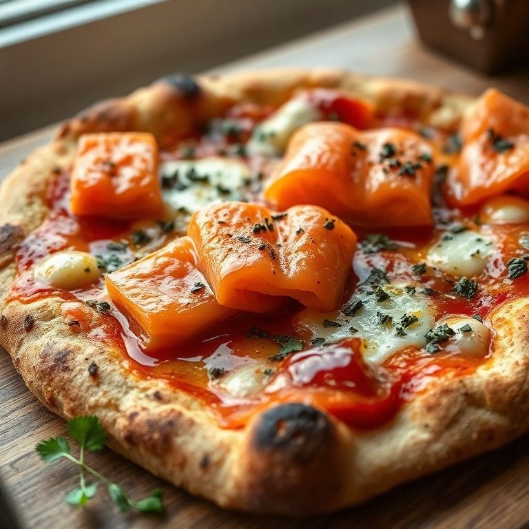 Savory Smoked Salmon Pizza: An Elegant Brunch Delight – Easy Homemade Brunch finished