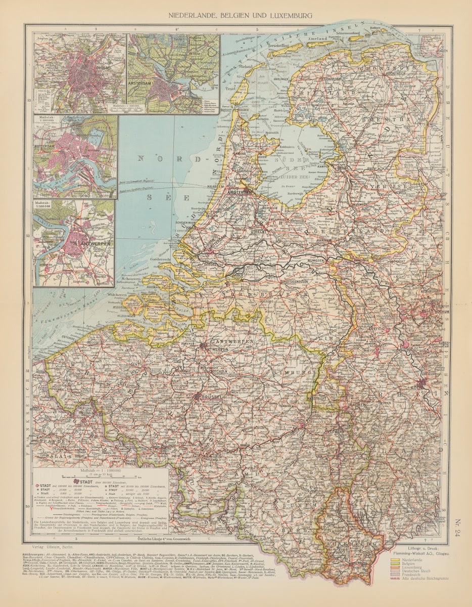 Niederlande Belgien und Luxemburg 1923