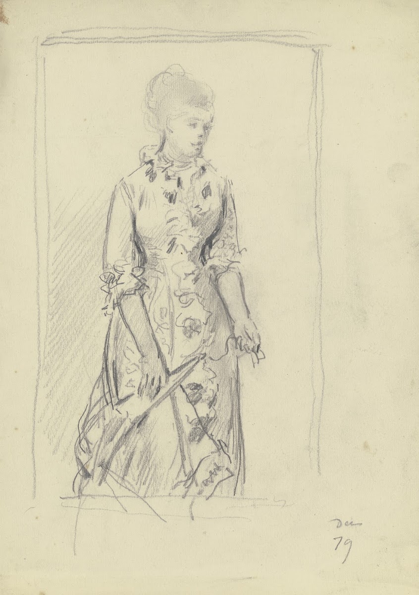 Lady with fan