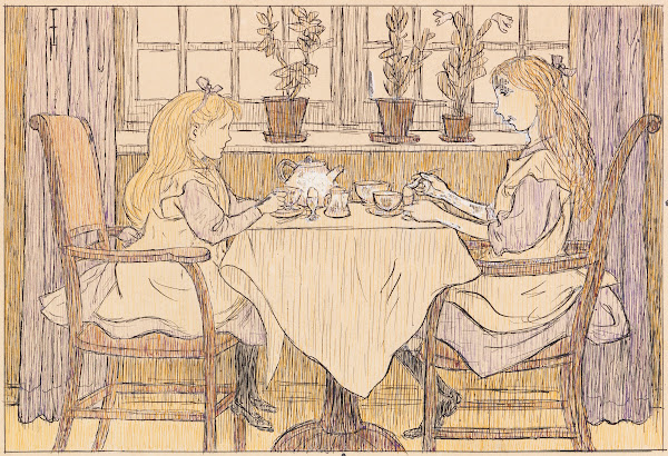 Beim Frühstück 1907