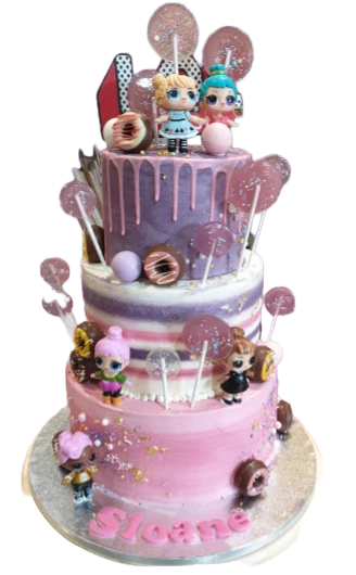 LOL Surprise 3 Tiered Birthday Cake CB-NC505