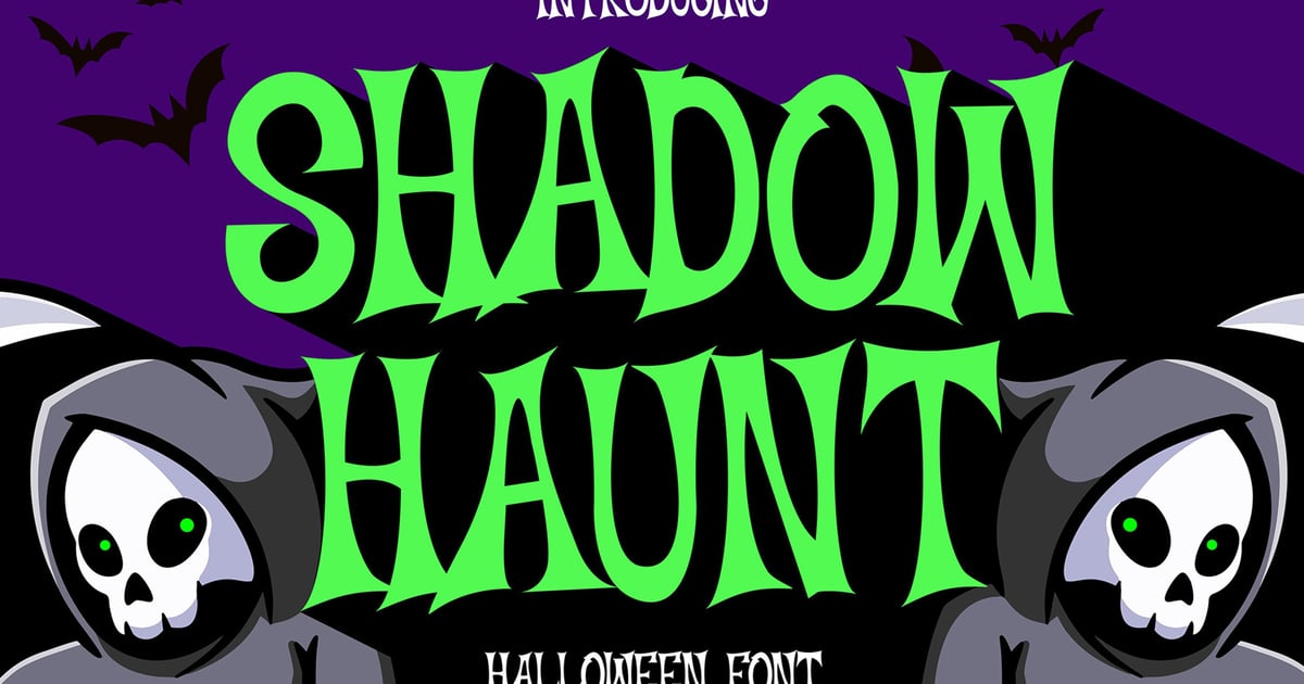 Shadow Haunt – Halloween Font Free Download – Envato Elements