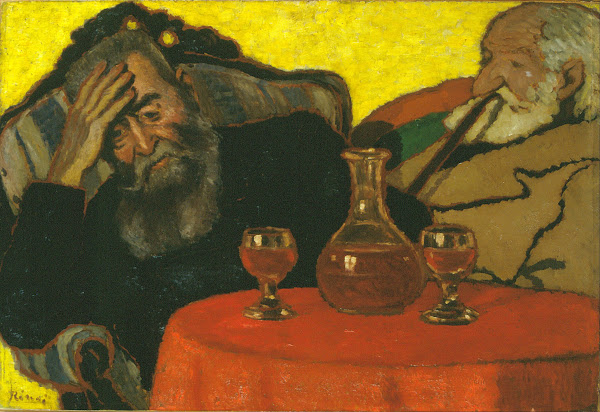 My Father and Piacsek with Red Wine 1907