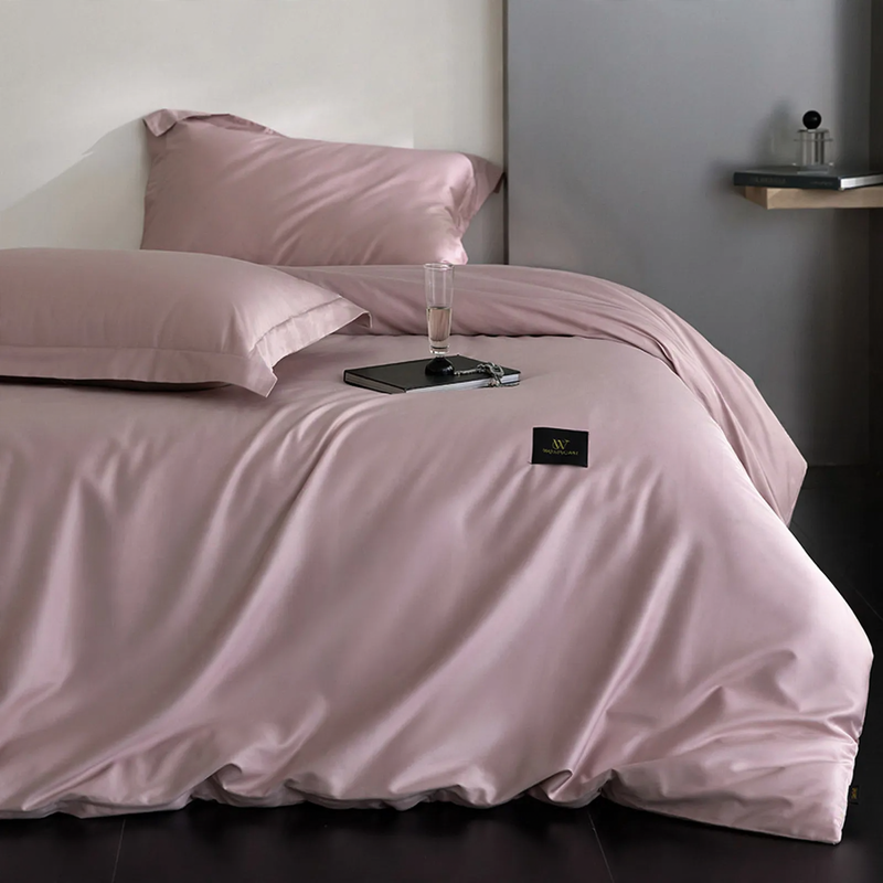 Cotton Bedding Set, 4-Piece, Satin Sheen