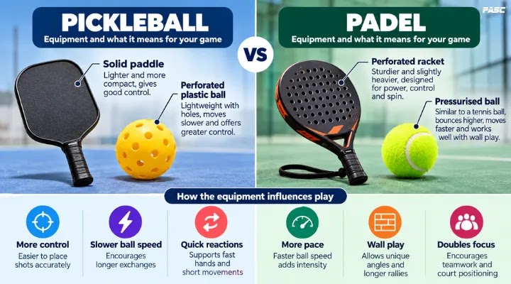 Pickleball vs Padel
