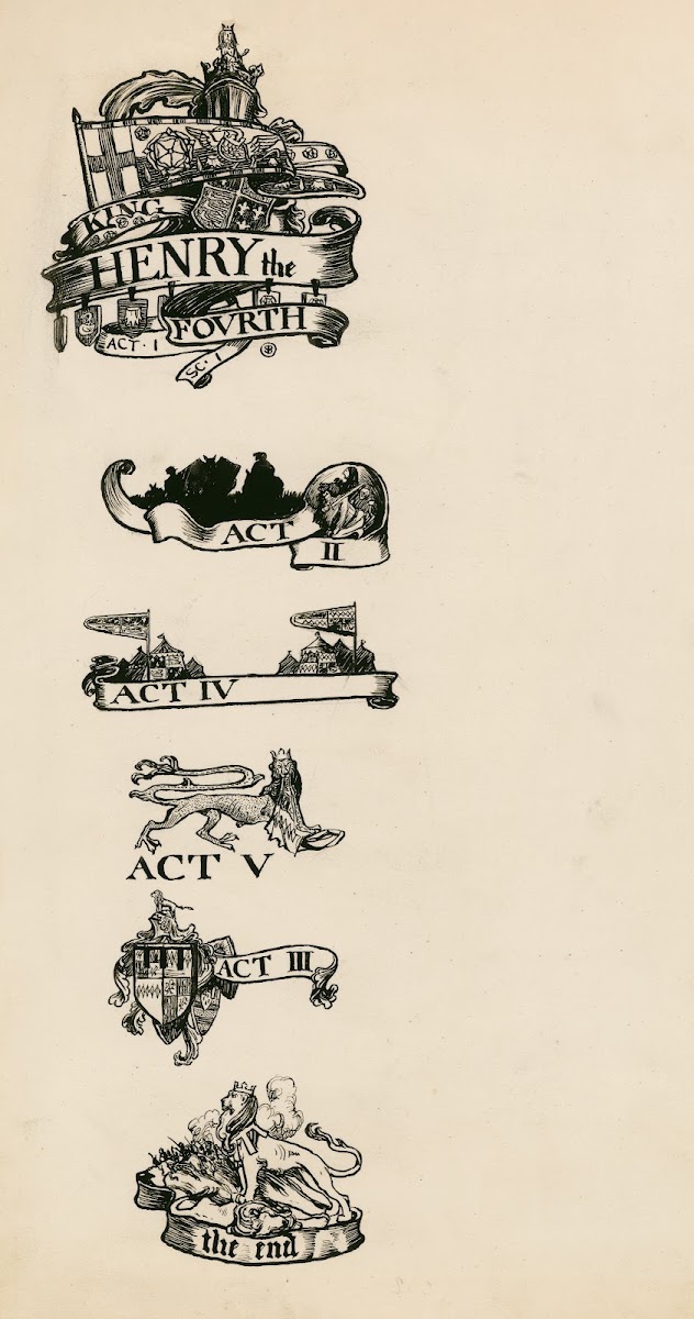 Henry IV part 1 Headings 1900