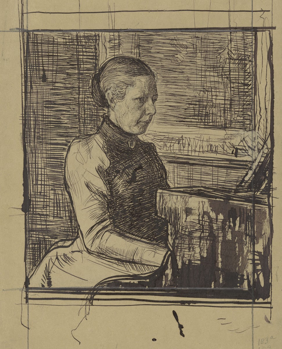 Portret van mevrouw Van Marken Matthes c 1874   c 1925