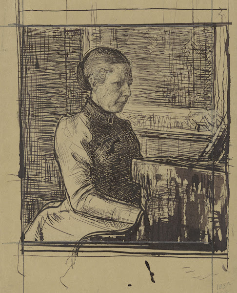 Portret van mevrouw Van Marken Matthes c 1874   c 1925