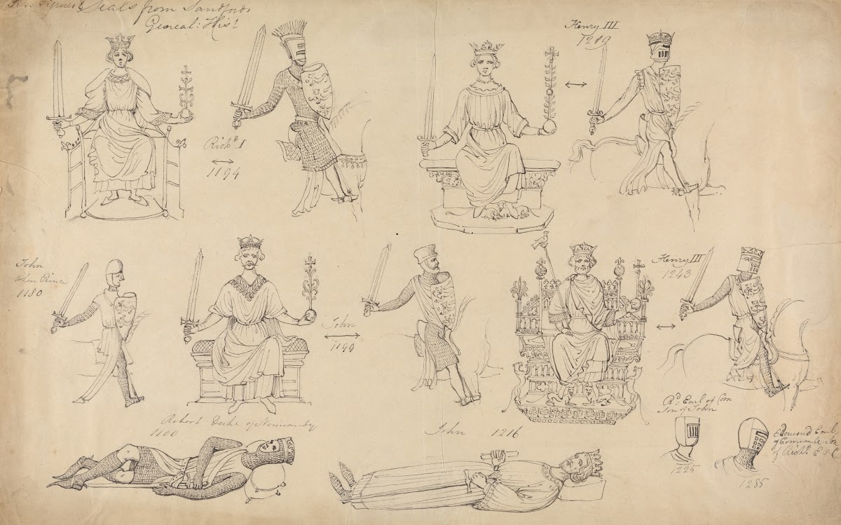 Studies of Figures and Seals from Sandfords Geneal History