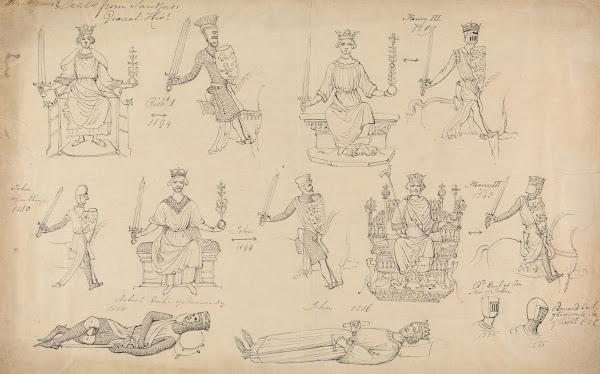 Studies of Figures and Seals from Sandfords Geneal History