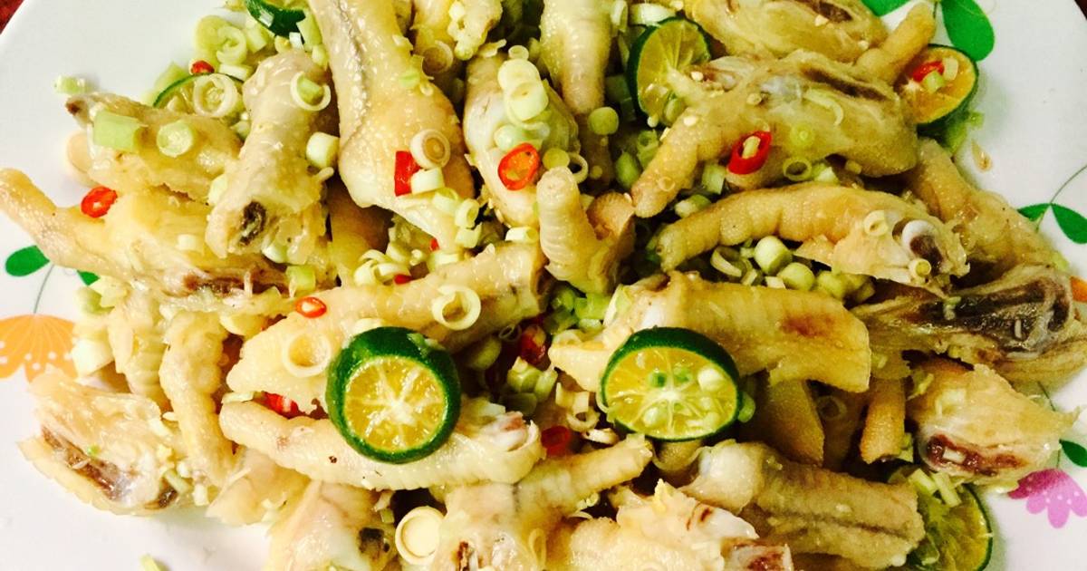 Chân gà trộn sả ớt