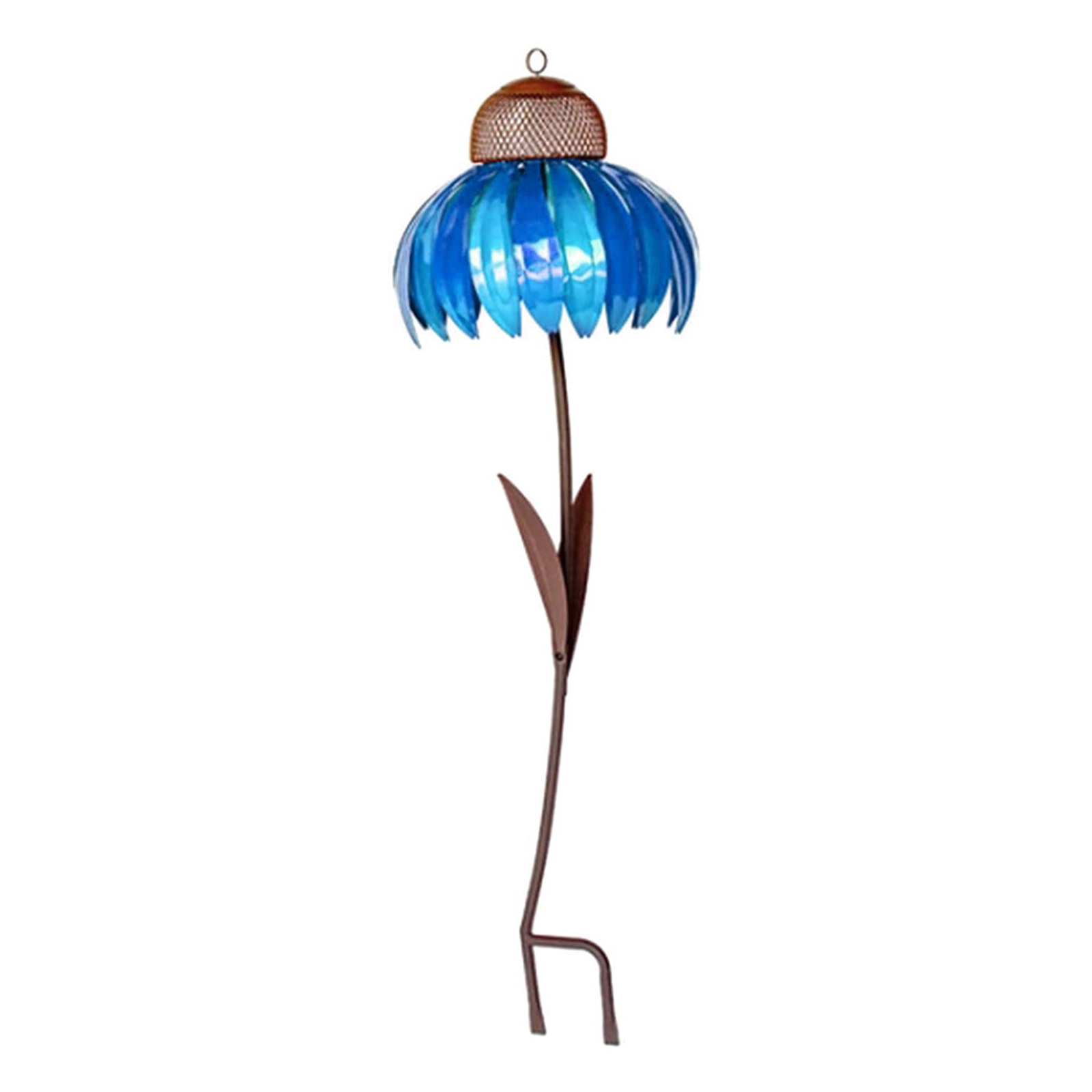 Flower Birdbath made of metal