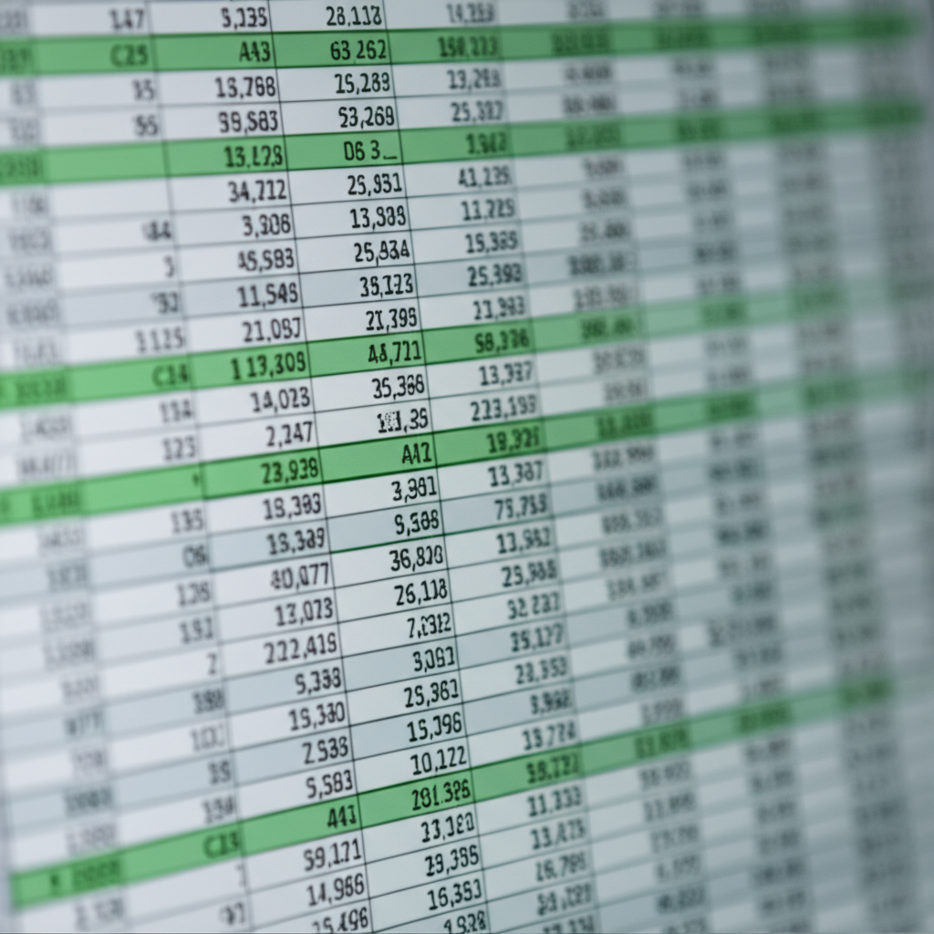 엑셀 작업의 능률을 올리는 숨은 공신, '틀 고정'