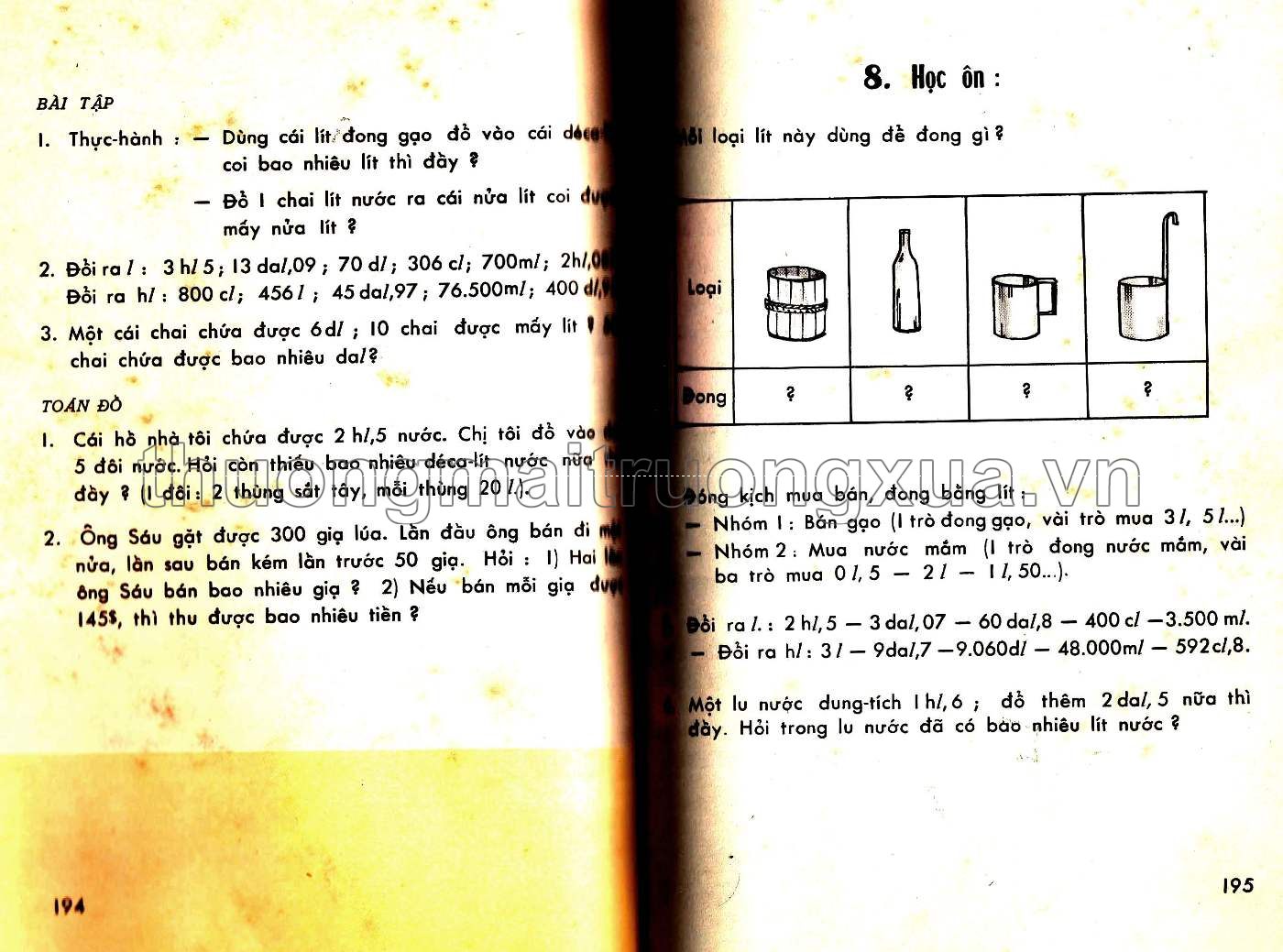 Em học toán pháp lớp nhì (1969) - Trang 98