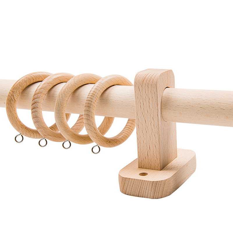 Wooden curtain rod, modern, simple