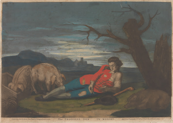 The Prodigal Son in Misery c 1775