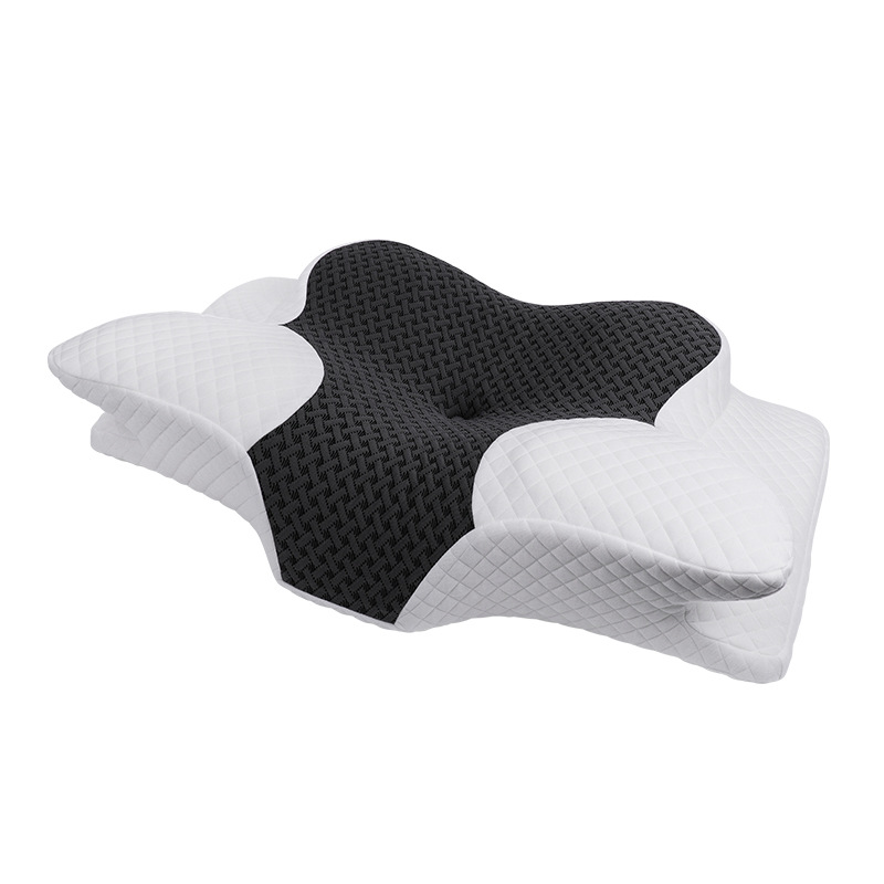 Ergonomic memory foam neck support pillow