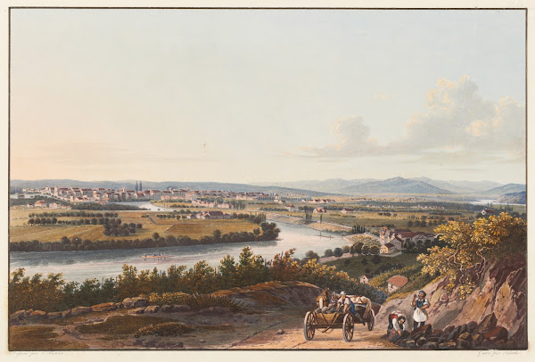 Vue de la ville de Bâle et de ses environs