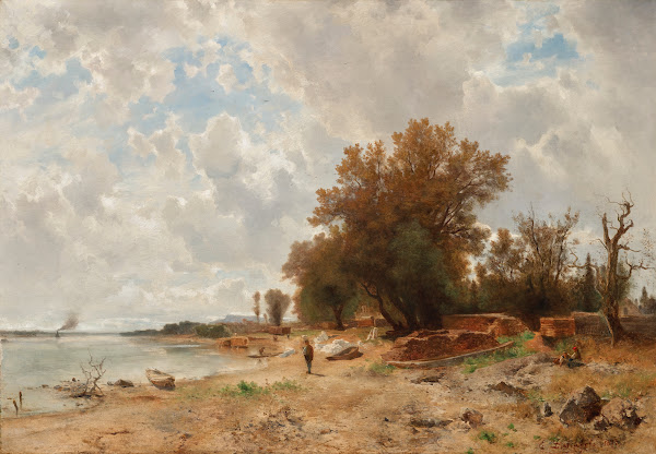 Donauufer im Prater 1873