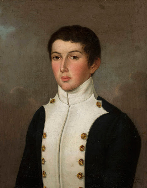 Portrait of the son of Henryk Doboli 1822